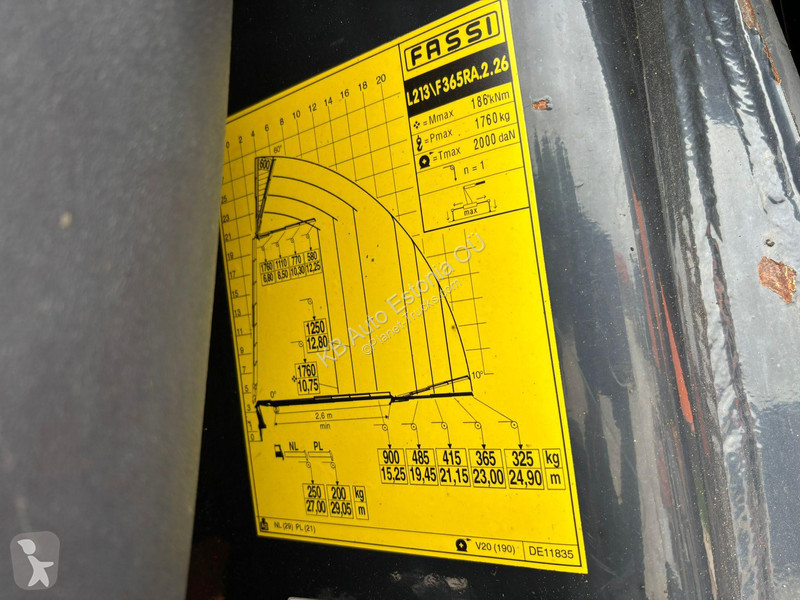 شاحنة MAN 35.540 Fassi F365RA.2.26 + JIB