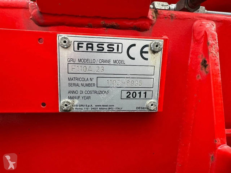 شاحنة Mercedes 1923 + 2011 FASSI F110 + 2011...