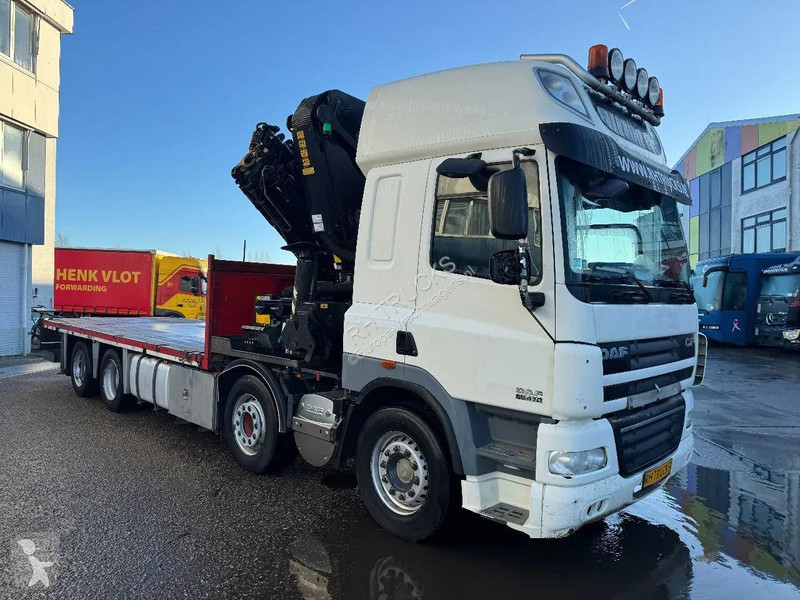 شاحنة DAF 85410 8X2 EURO 5 PALFINGER PK 62002 +...