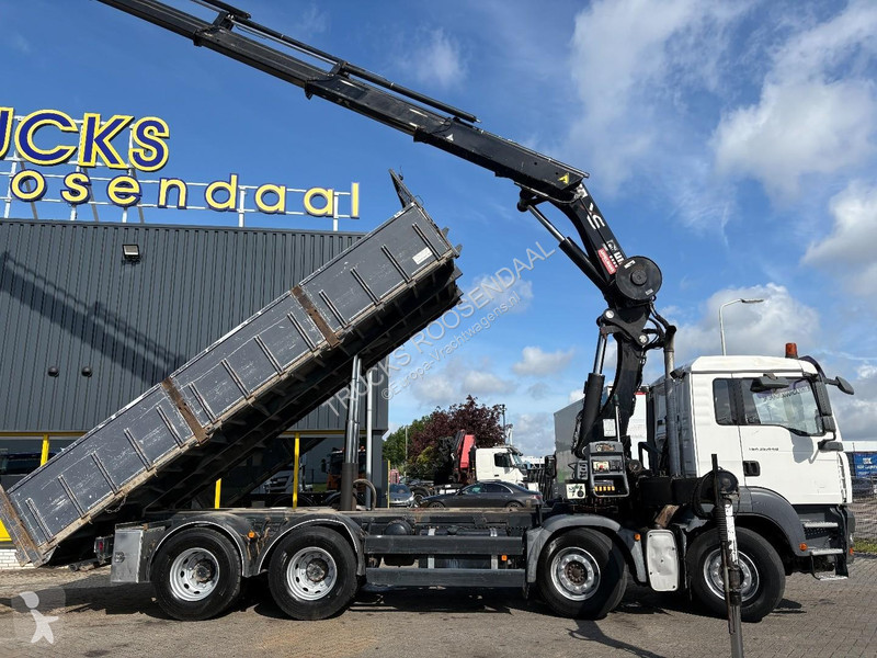 شاحنة MAN 35.440 + HIAB 322 E-7 HIPRO + TIPPER...