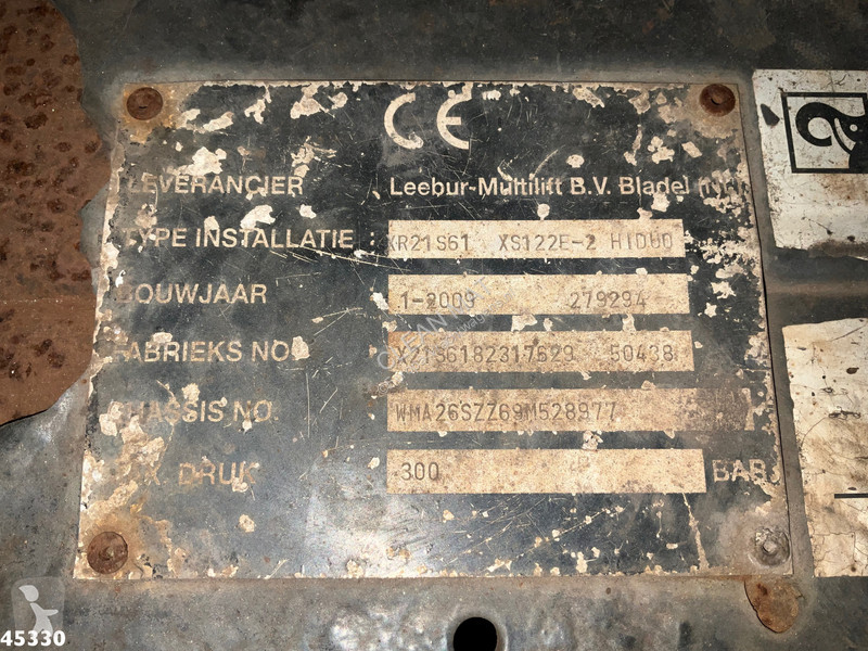 شاحنة MAN TGS 6x4 Hiab 12 Tonmeter laadkraan
