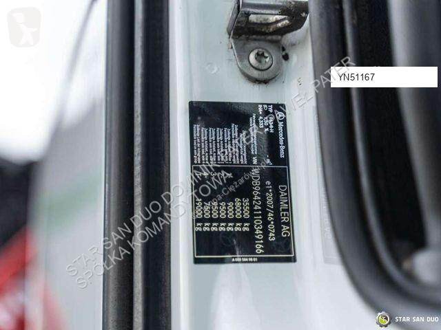 شاحنة Mercedes AROCS 3253 8x4 HMF 5020 Fly Jib...