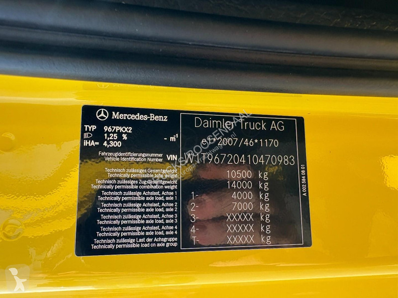 شاحنة Mercedes ATEGO 1116 + 11,610 km + EURO 6
