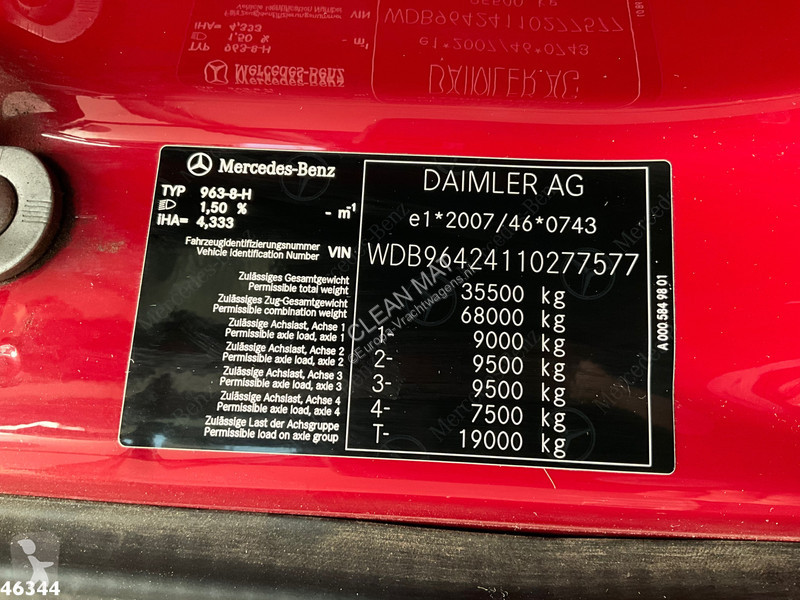 Camion Mercedes 3253 Euro 6 8x4 Palfinger 17...