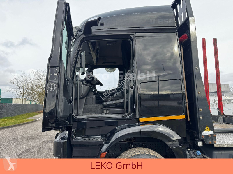 شاحنة Mercedes 2653 Mit Kran Loglift 125Z Holz LKW