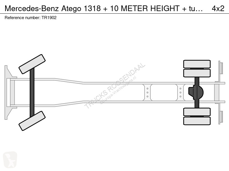 Camion Mercedes 1318 + 10 METER HEIGHT +...
