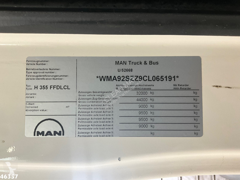 شاحنة MAN TGS 8x4 Palfinger 24 Tonmeter laadkraan