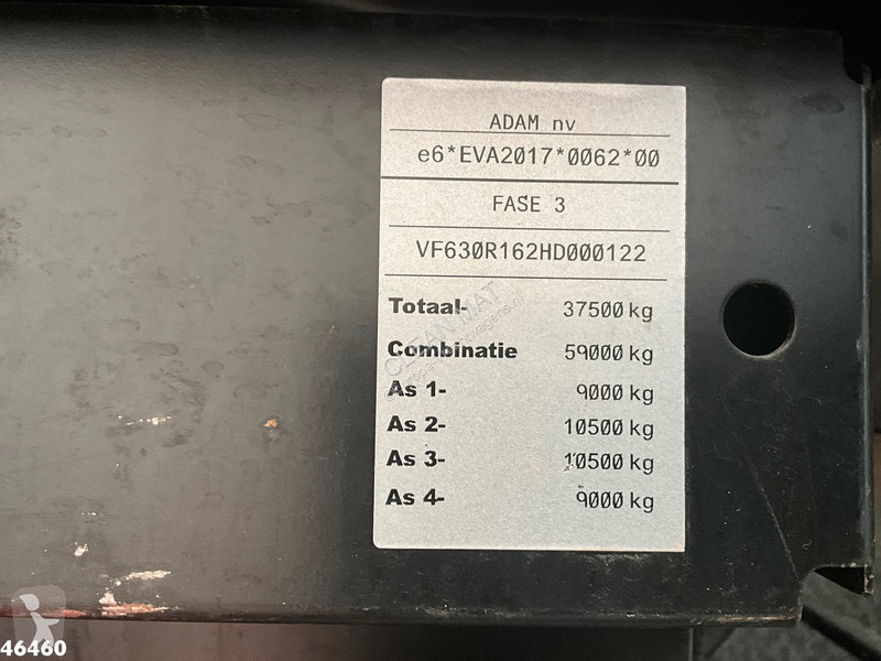 Camion Renault C 460 Euro 6 8x4 Palfinger 19...