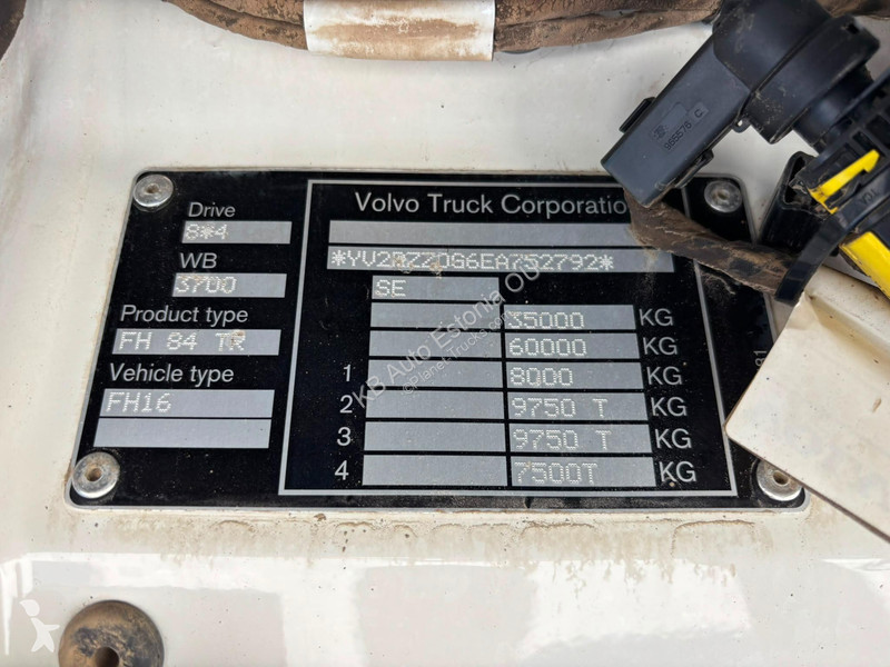 شاحنة Volvo 750 8x4*4 ALUMINIUM TIPPER BODY /...