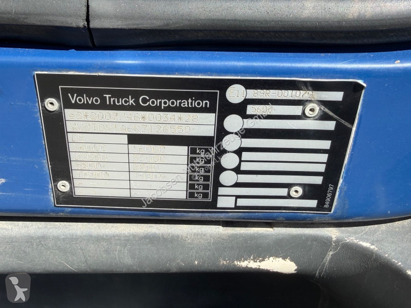 Camion Volvo FL 16.280 Curtainslider, Edscha,...