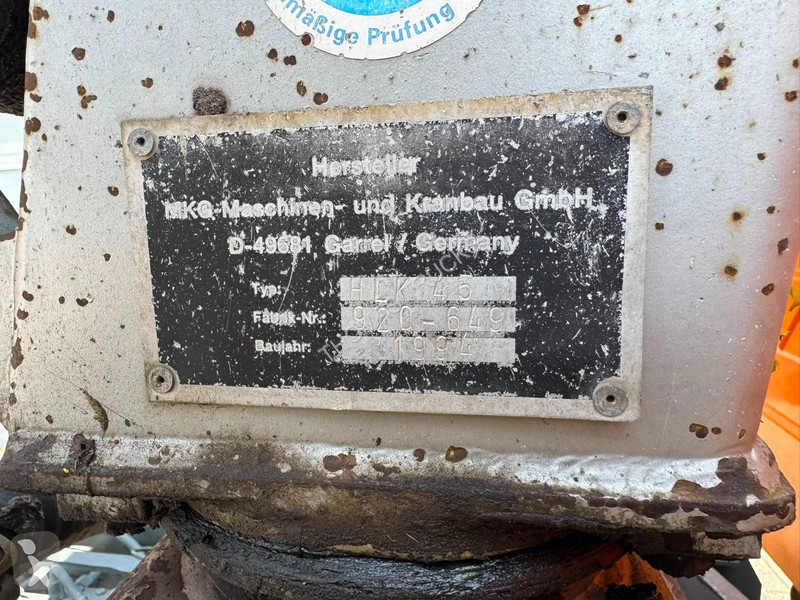 Camion Mercedes 816 Kraan / 3-zijdige Kipper,...