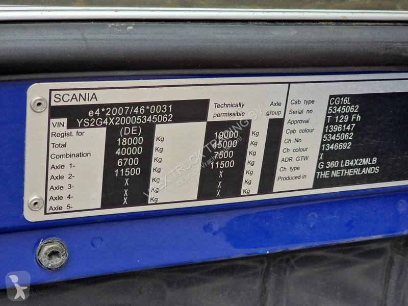 Грузовик Scania 360 4x2 - Tautliner - Retarder...