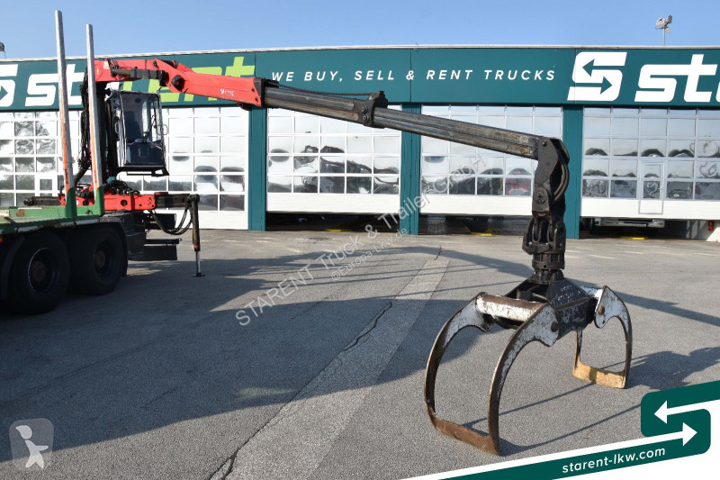 Camion Scania R580 V8 6x4 alfinger Kabinenkran...