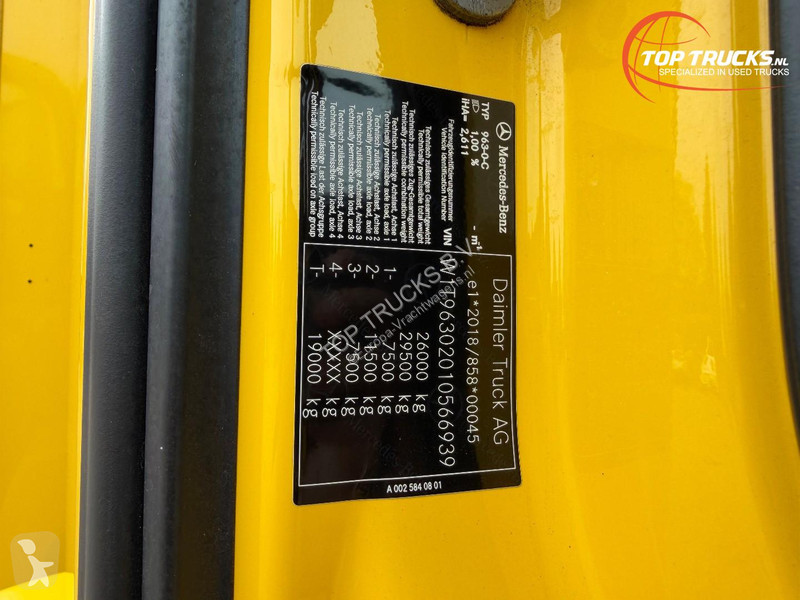 Camión Mercedes 2543 6x2 Retarder - Curtainside...
