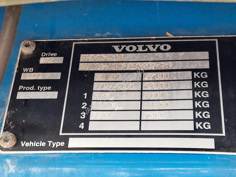 Kamion Volvo 420 6x2 - Flatbed - Loadlift - I...