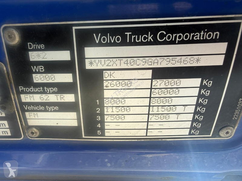 Volvo 500 6X2 EURO 6 + ZEPRO LIFT truck