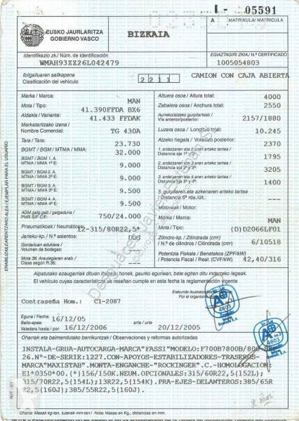 MAN 41.430 truck