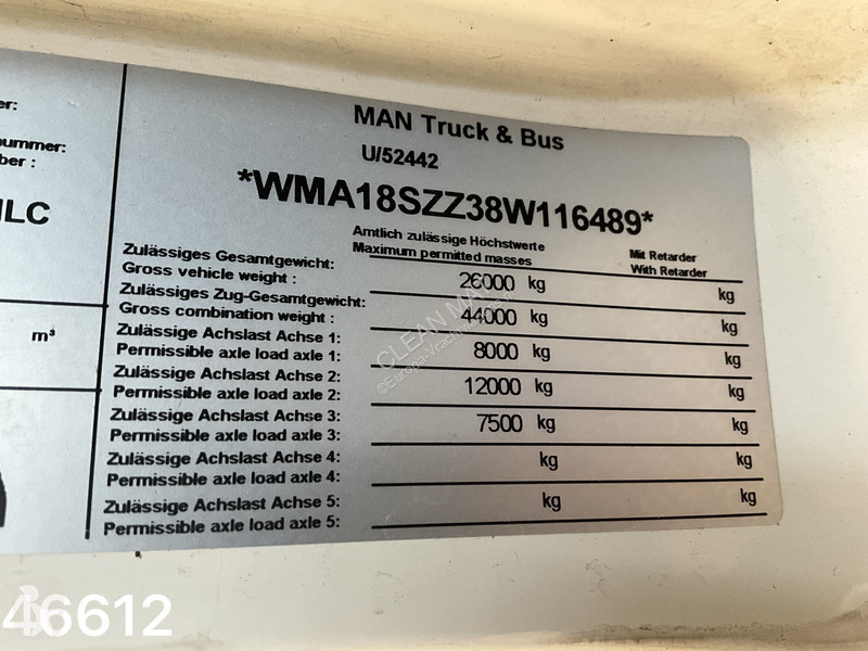 Camion MAN 26.400 Euro 5 Meiller 20 Ton...