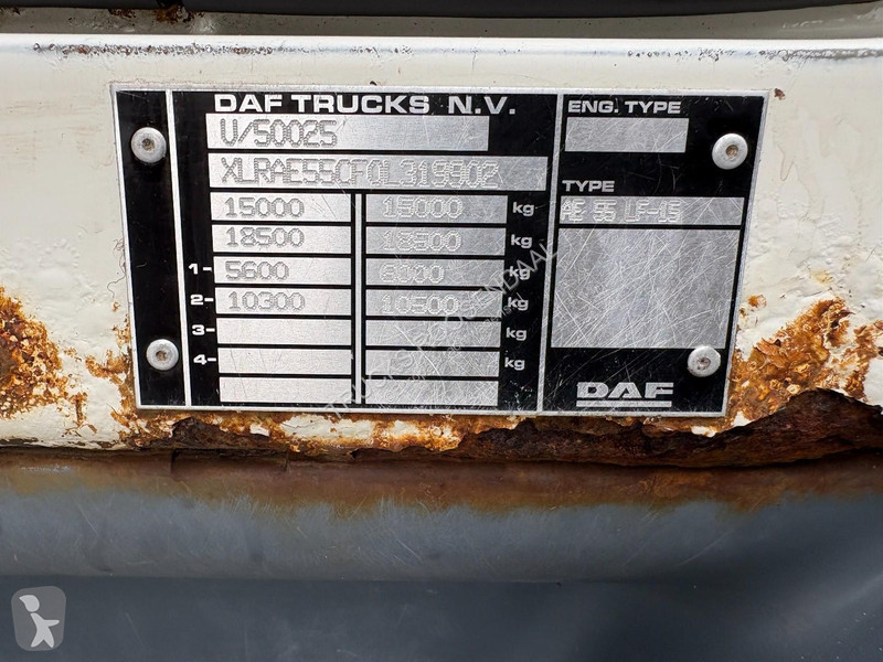 Грузовик DAF 55220 + HMF 735 K2 -- 2X EXT. +...