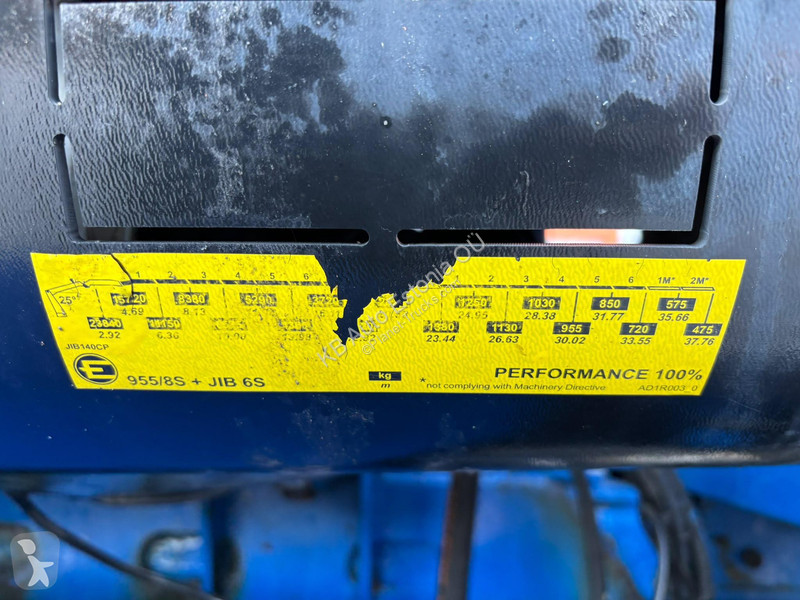 Camión Volvo 540 8x4/4 + Effer 955 8S 2017...
