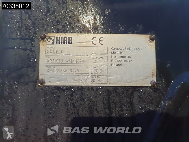 Mercedes 2542 6X2 HIAB XR21S59 containersystem...