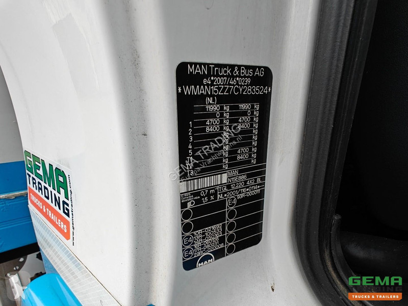 شاحنة MAN TGL 12.220 4x2 Day Cab Euro5 EEV -...