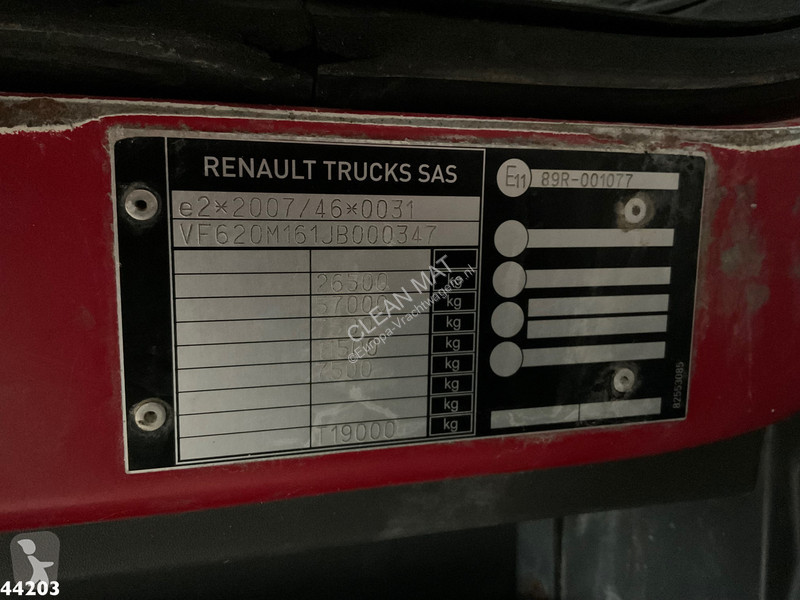 Kamion Renault D-WIDE Euro 6 20 Ton haakarmsysteem