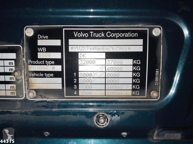 Camion Volvo 540 8x4 Euro 6 Hiab 28 Tonmeter...