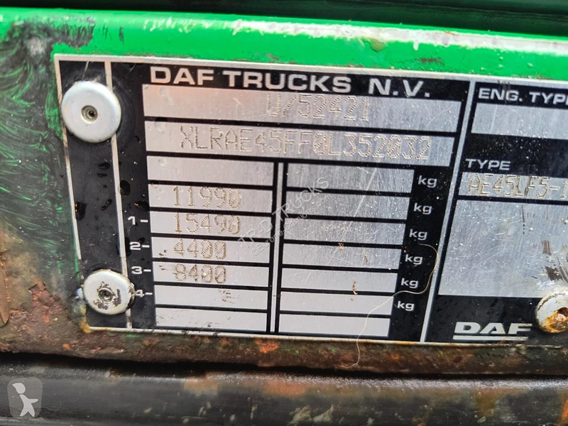 Camion DAF 45160 7,15M CASE + D'HOLLANDIA 1500KG
