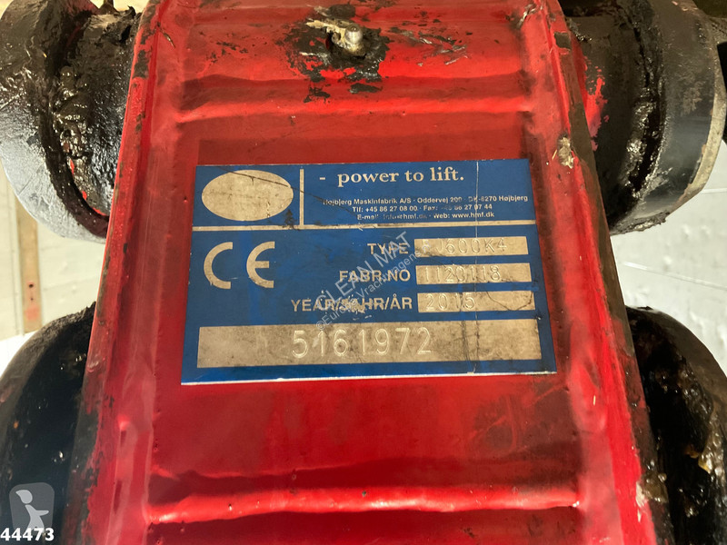 Camion DAF FAQ  510 8x2 Euro 6 HMF 40 Tonmeter...