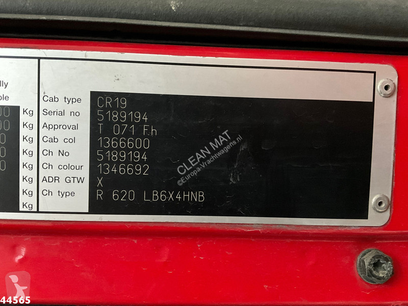 Camion Scania R 620 V8 6x4 alfinger 44 Tonmeter...