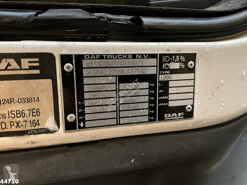 Camión DAF FAN  220 Euro 6 Hiab 11 Tonmeter...