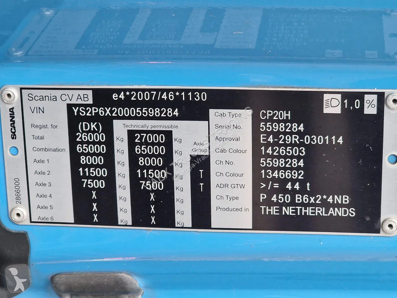 Camion Scania 450 Highline 6x2*4 - Zepro...