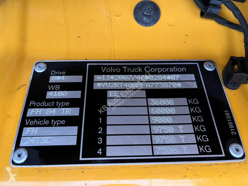 Kamion Volvo 500 8x4*4 Hiab 96ST 97