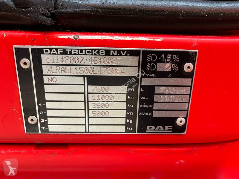 Kamion DAF 210 4x2 TEVOR ZP30A1 / PLATFORM...