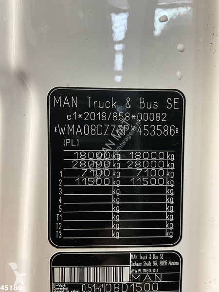 Lastbil MAN TGM Euro 6 Fassi 13 Tonmeter...
