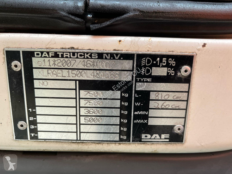 Kamion DAF 180 4x2 V-800MAX / BOX L=6015 mm
