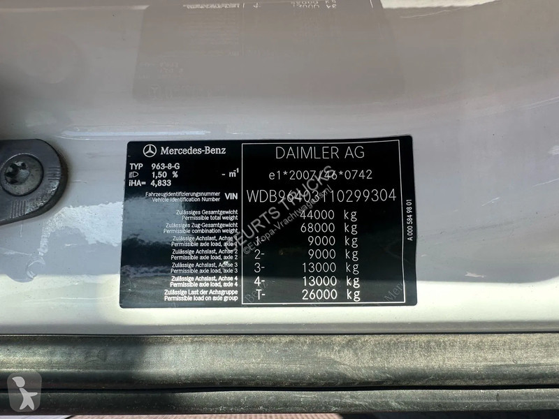 Lastbil Mercedes 4451 8X4 + SERMAC 5Z42...