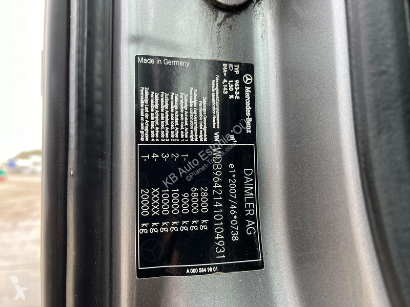 Vrachtwagen Mercedes 2658 6x4 COMBI / RETARDER...