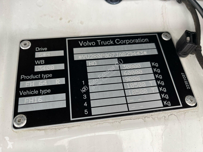Camion Volvo 750 6x4 RETARDER / TANDEM AXLE...