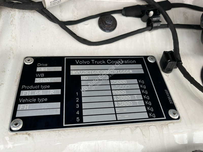 Kamion Volvo 6x4 RETARDER / TANDEM AXLE LIFT /...