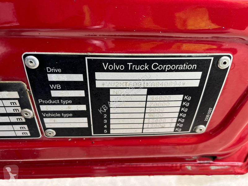Kamion Volvo FMX 540 8x4 RETARDER / TANDEM AXLE...