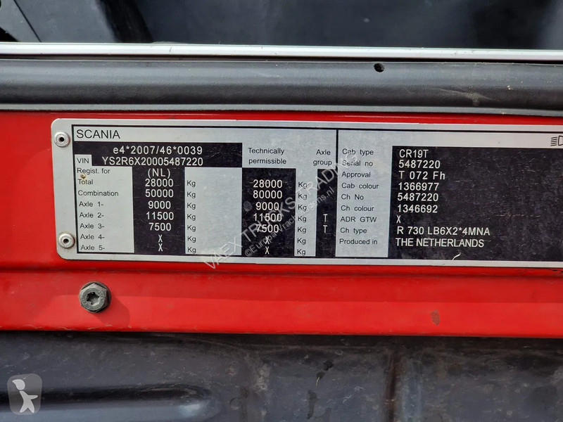 Kamion Scania R730 Topline 6x2*4 - Retarder -...