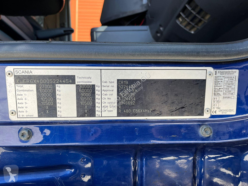 Camion Scania R 480 6x4 RETARDER / FU STEE /...