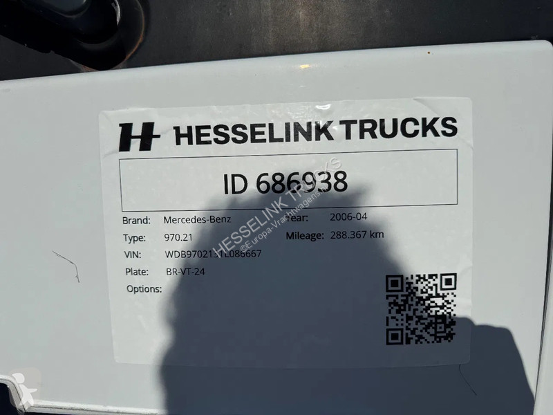 Kamion Mercedes 818 Machinery transporter +...