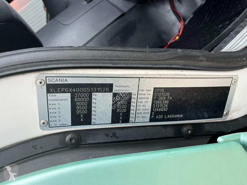 Kamion Scania P 420 6x4 UNDERBODY SCRAPER /...