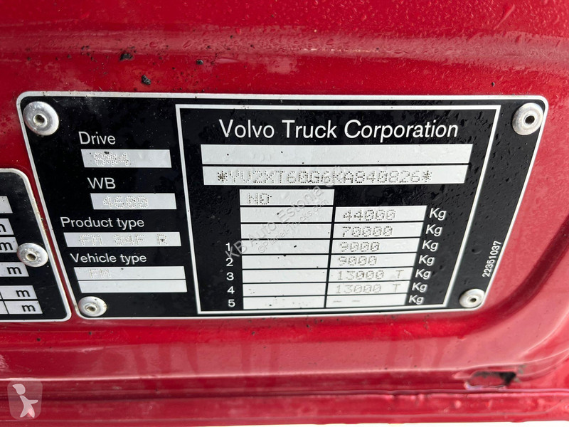 Kamion Volvo 540 8x4 RETARDER / TANDEM AXLE...