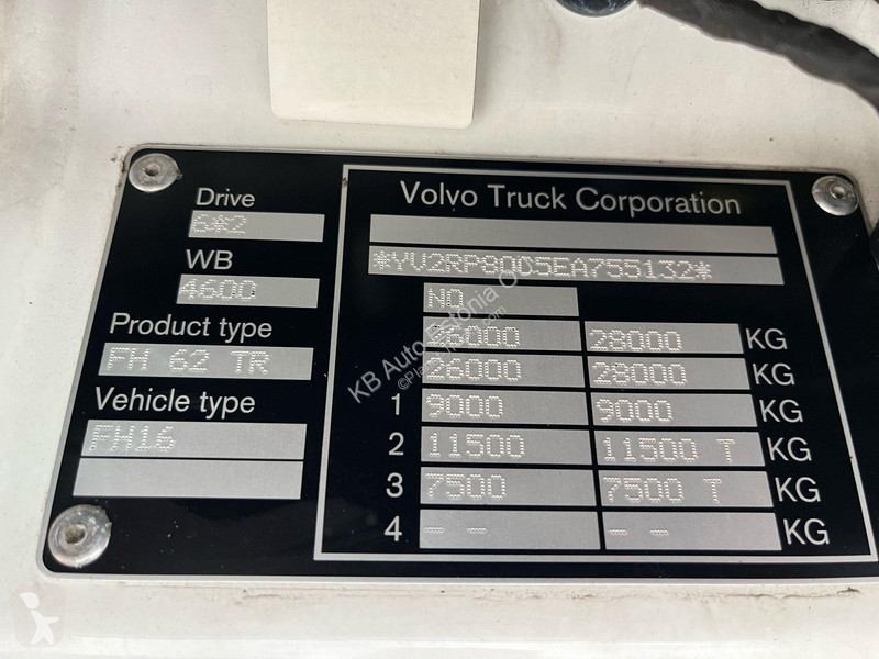 Camion Volvo FH 16 600 6x2*4 FOR SALE AS...
