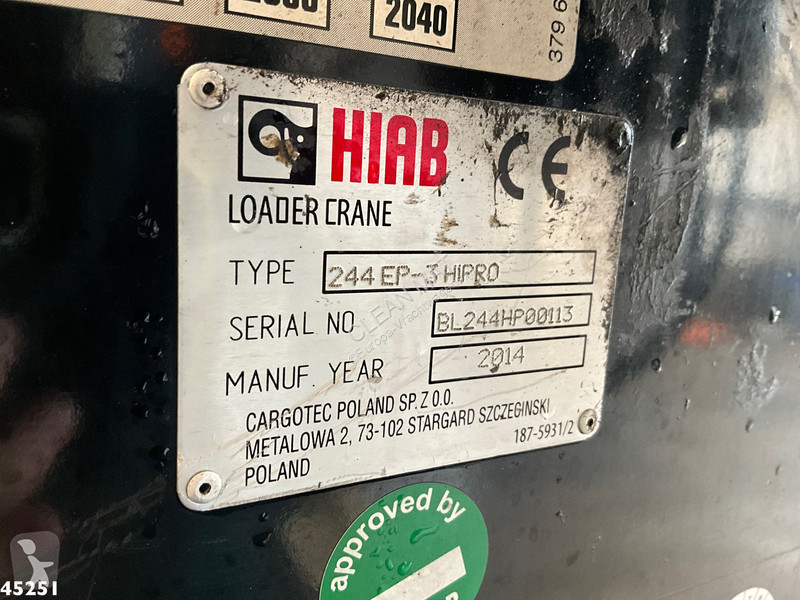 Camion DAF Q СF 400 8x2 Euro 6 Hiab 24 Tonmeter...