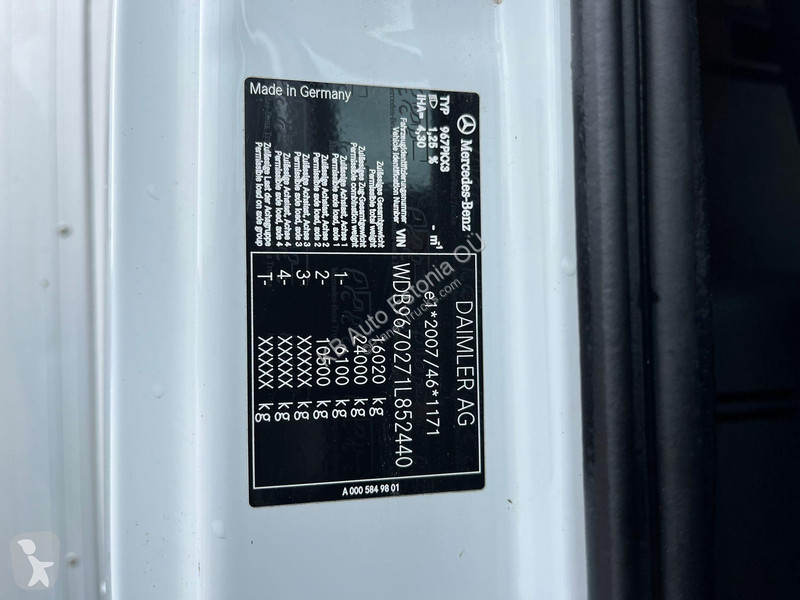 Kamion Mercedes 1524 4x2 BOX L=7556 mm